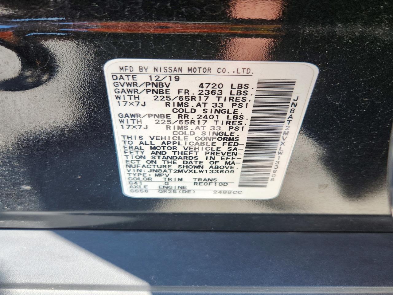 Nissan Rogue Sv