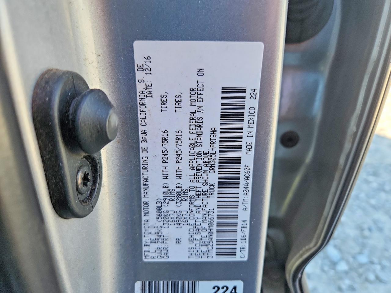 Toyota Tacoma Sr V6
