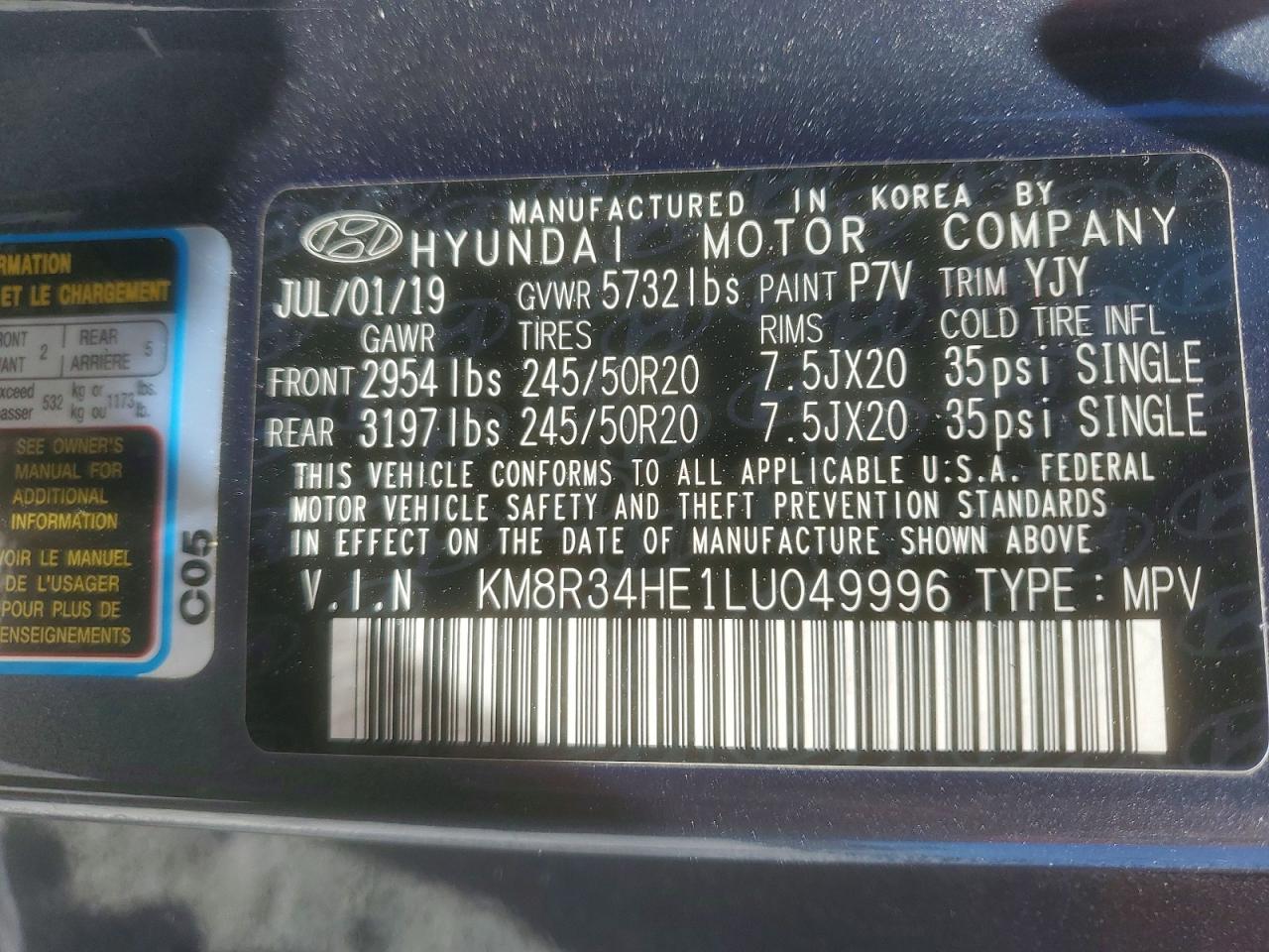 Hyundai PALISADE Sel