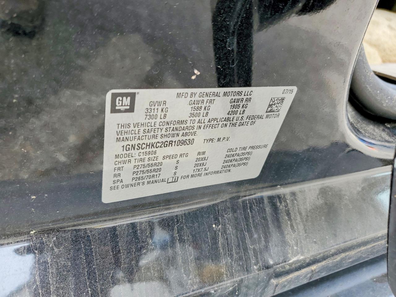 Chevrolet Suburban C1500 Lt