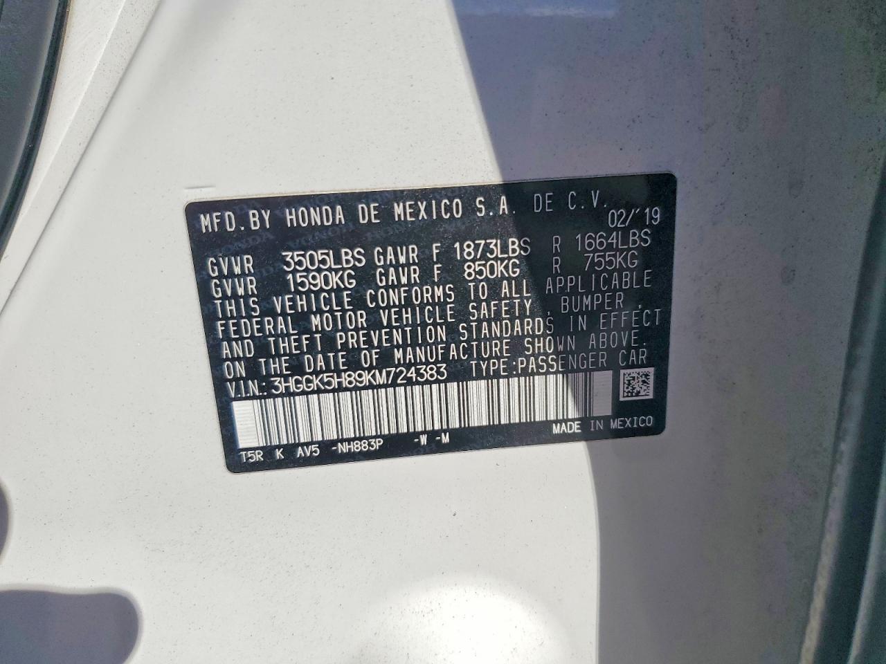 Honda Fit Ex