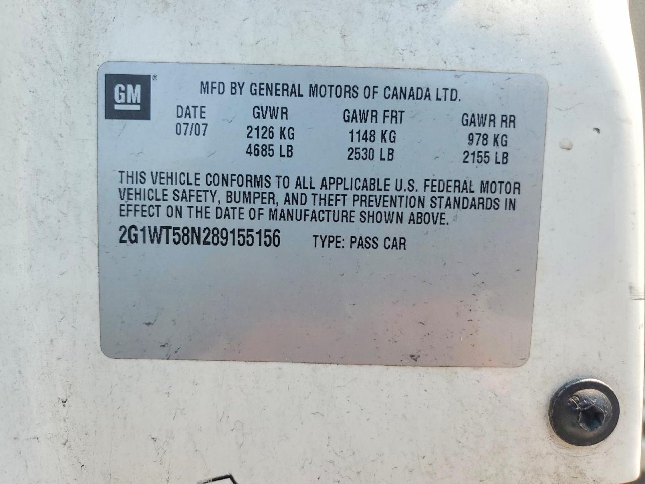 Chevrolet Impala Lt