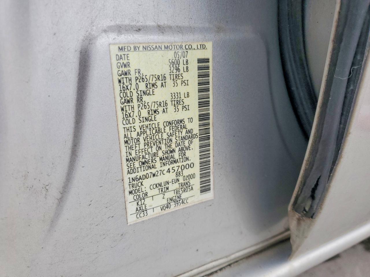 Nissan Frontier Se