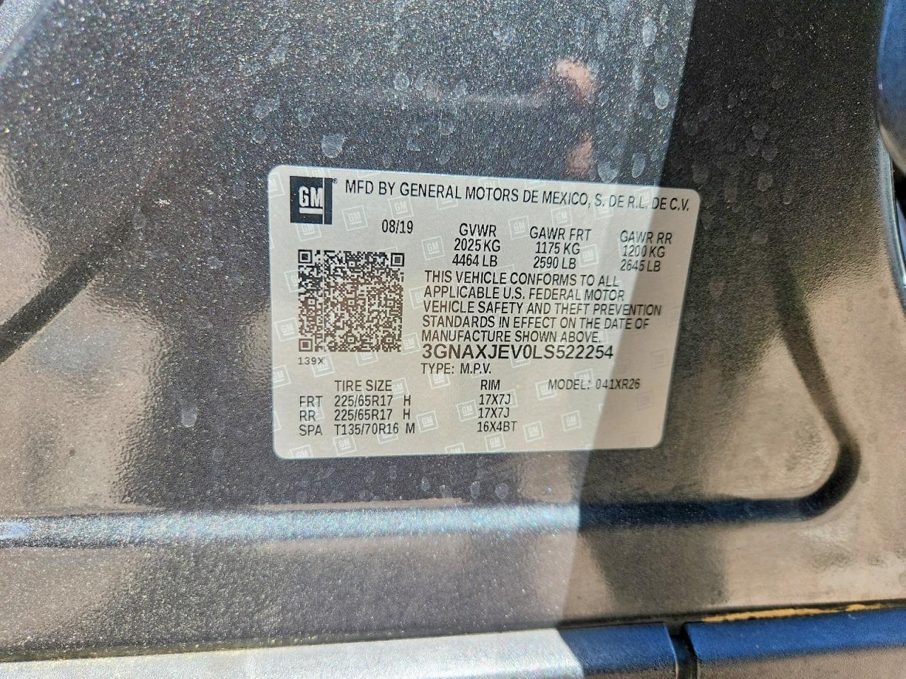 Chevrolet Equinox Lt