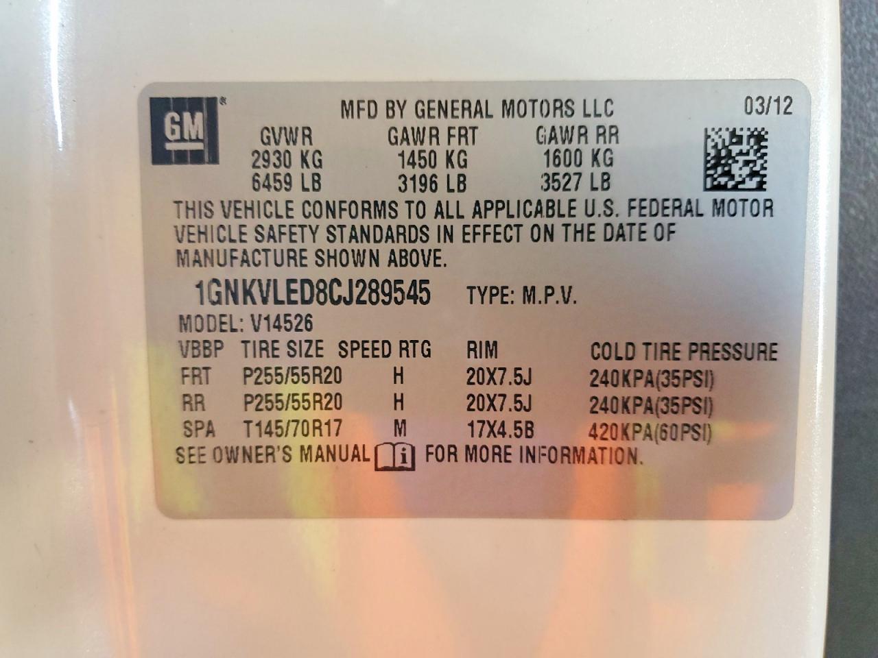 Chevrolet Traverse Ltz