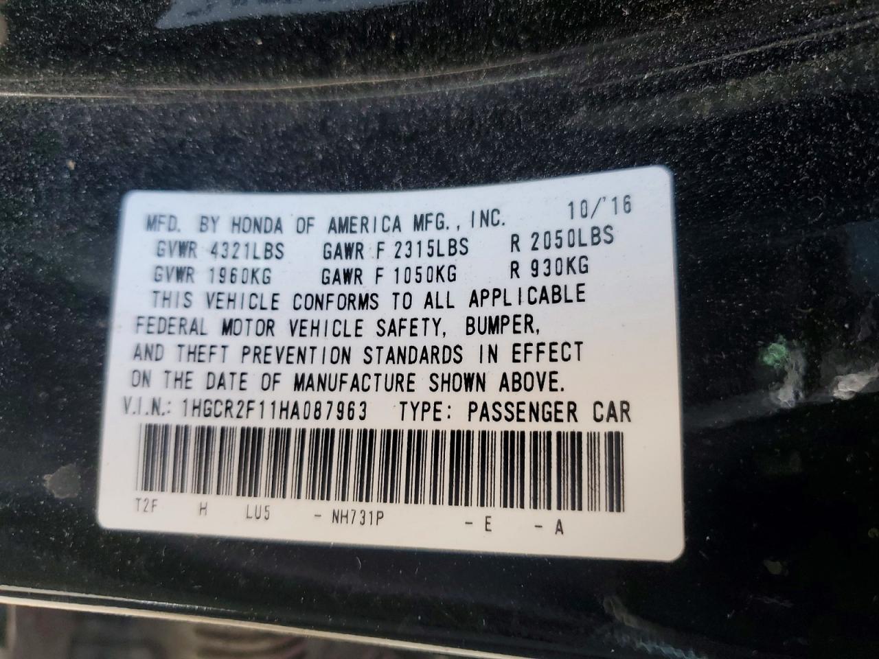 Honda Accord Sport Special Edition