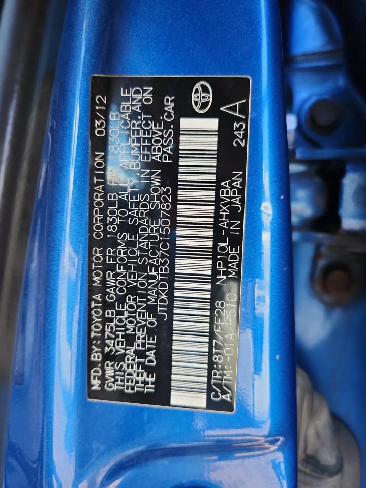 Toyota Prius c One