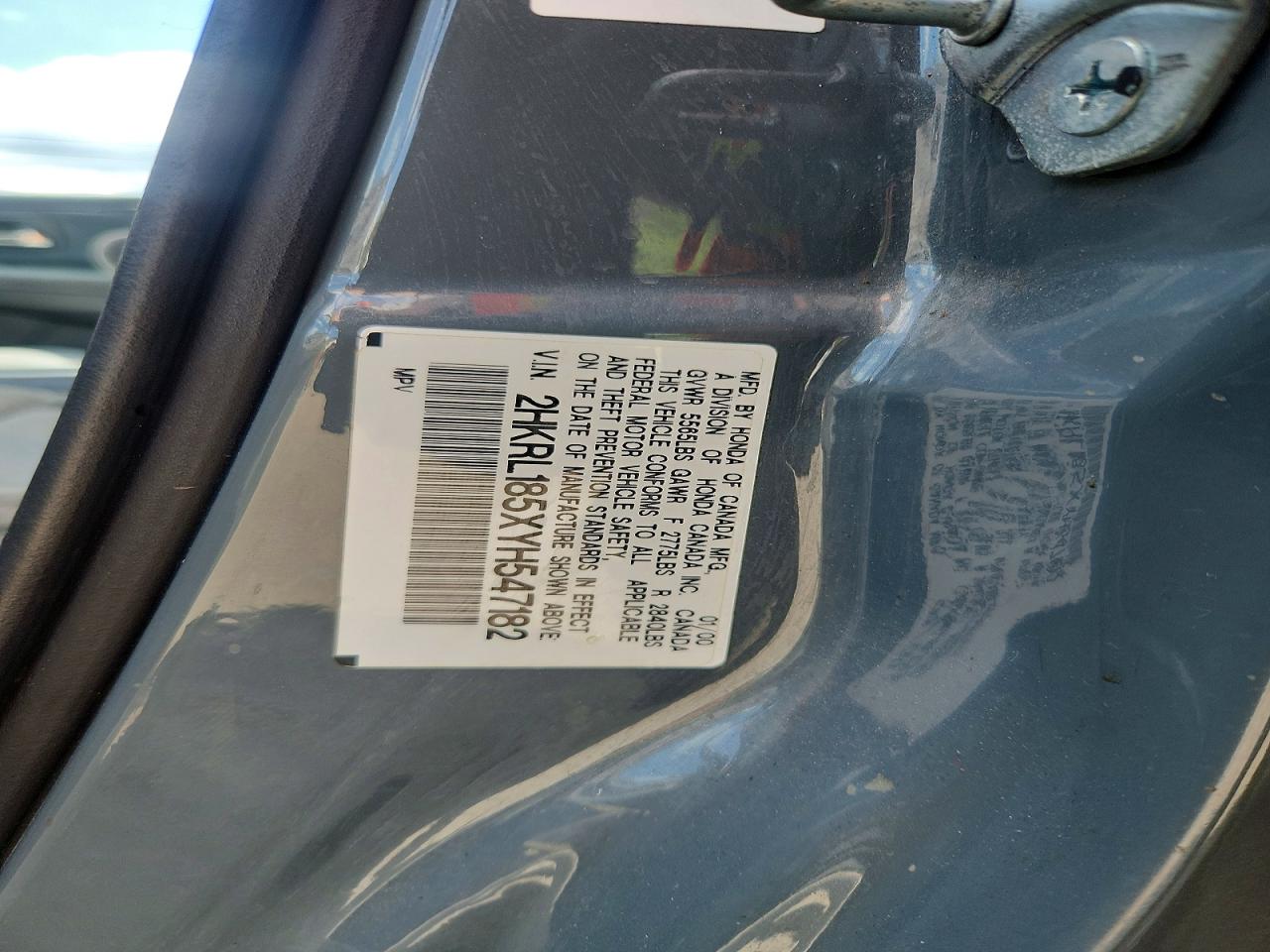 Honda Odyssey Lx