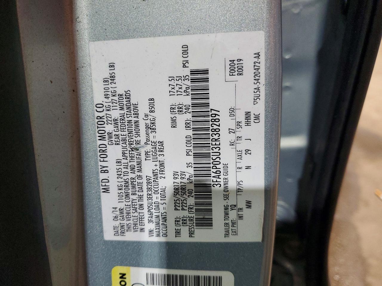 Ford Fusion Titanium Phev