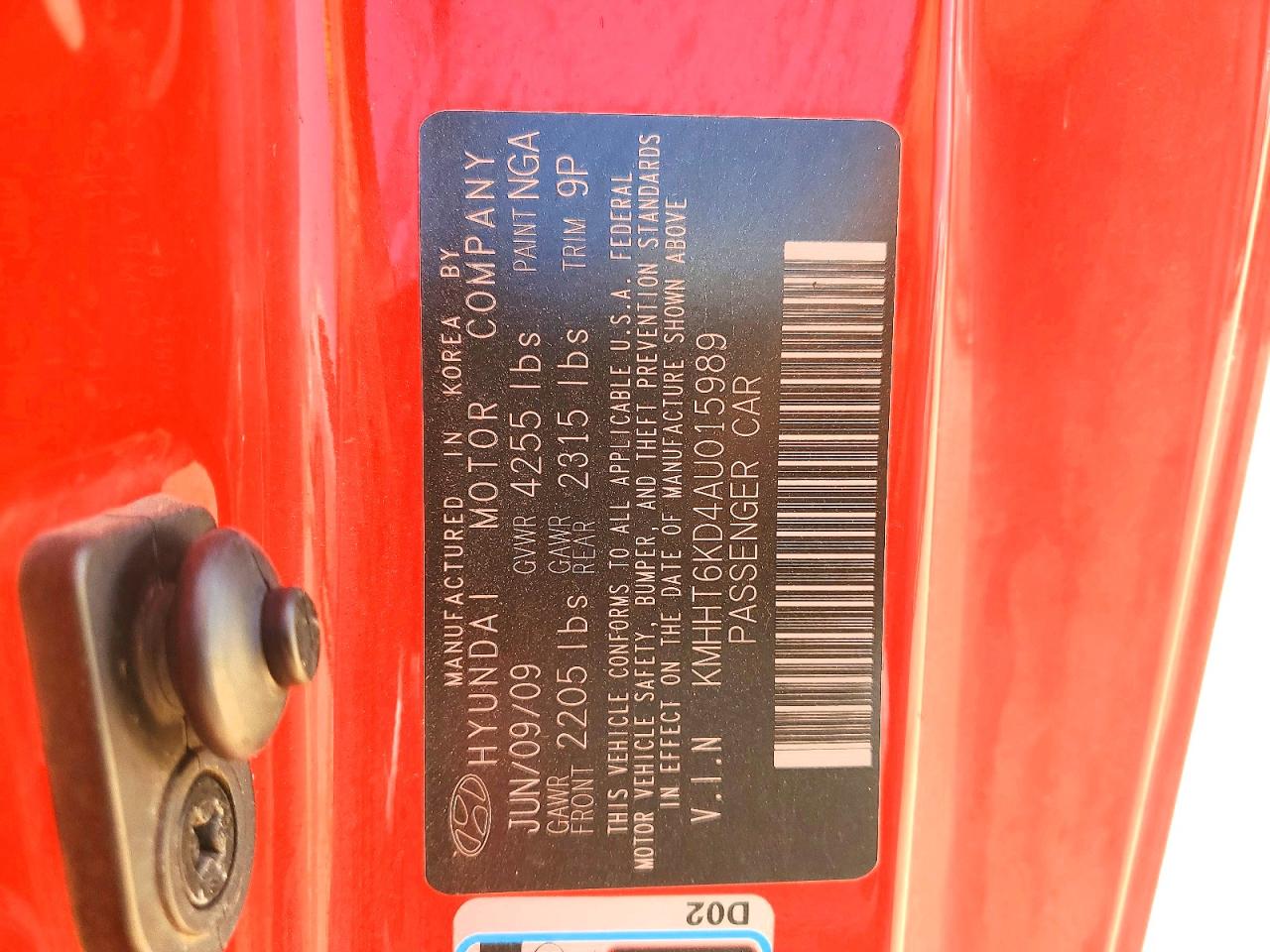 Hyundai Genesis 2.0t Premium