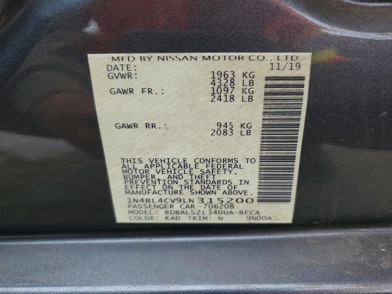 Nissan Altima Sr