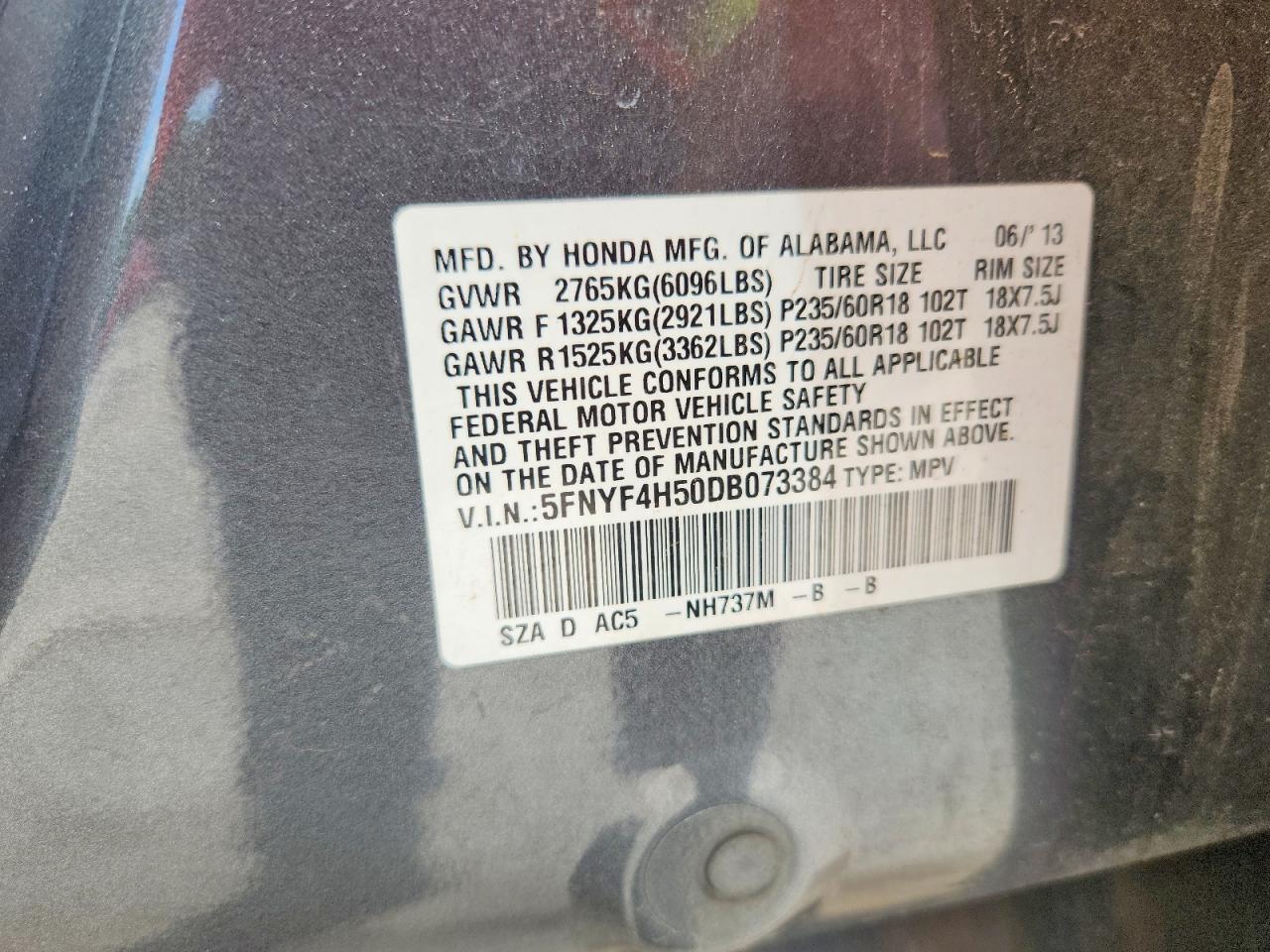 Honda Pilot Exl