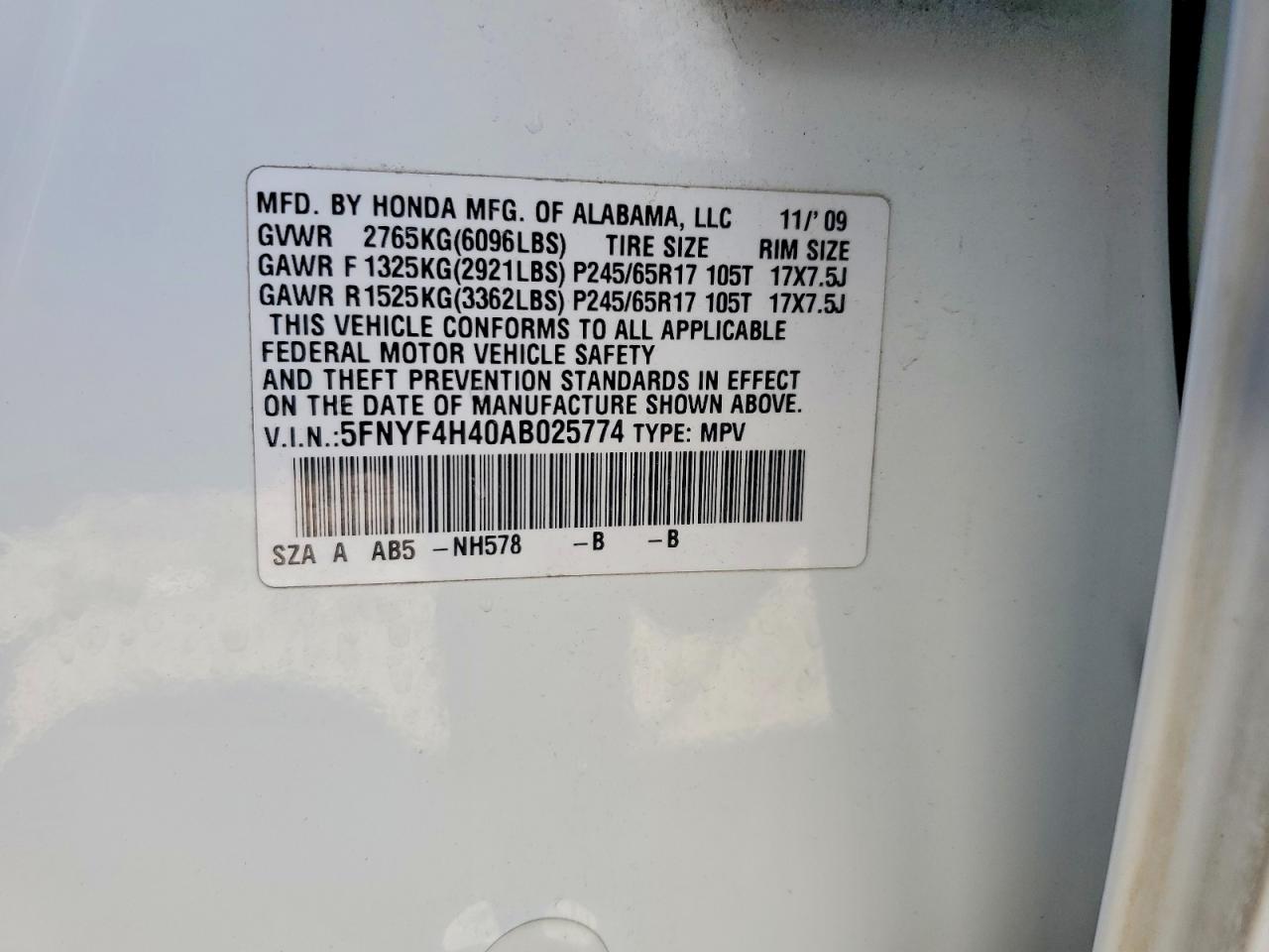 Honda Pilot Ex
