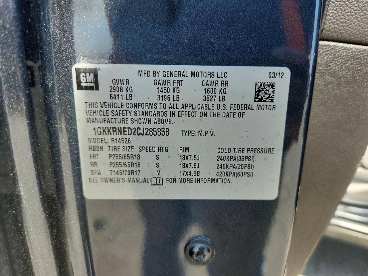 GMC Acadia Sle