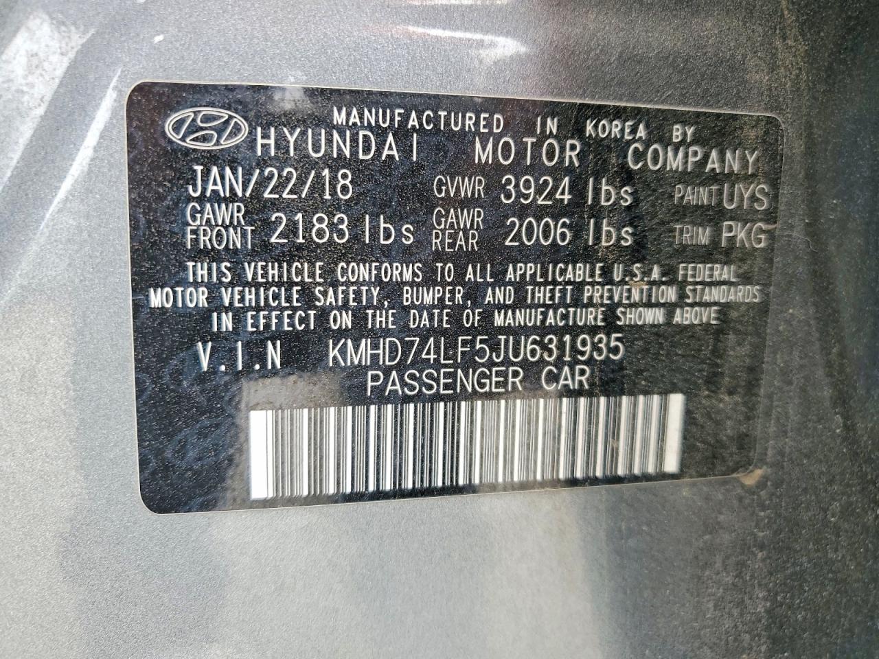 Hyundai ELANTRA Se