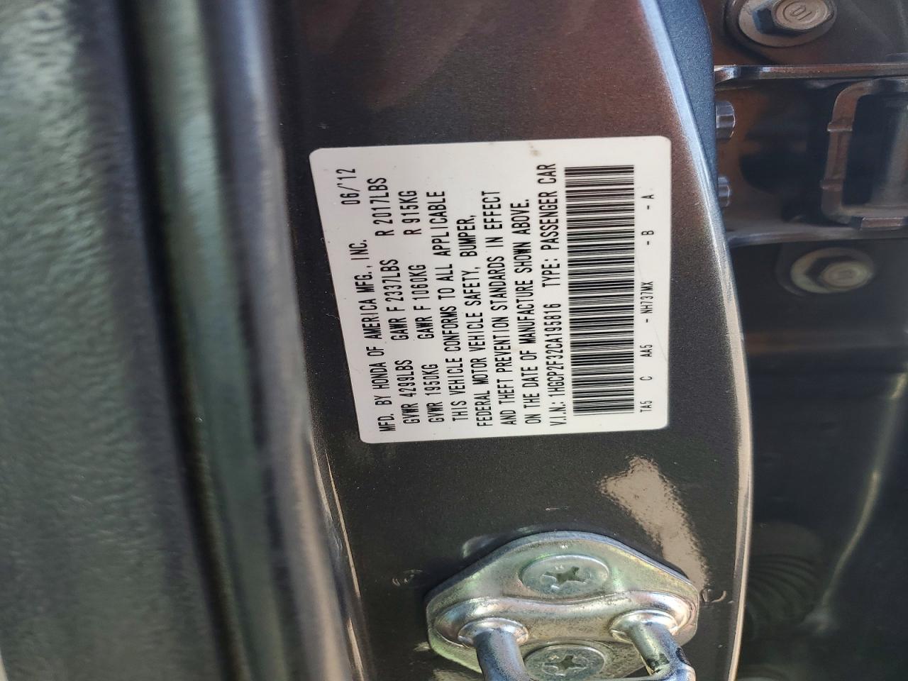 Honda Accord Lx
