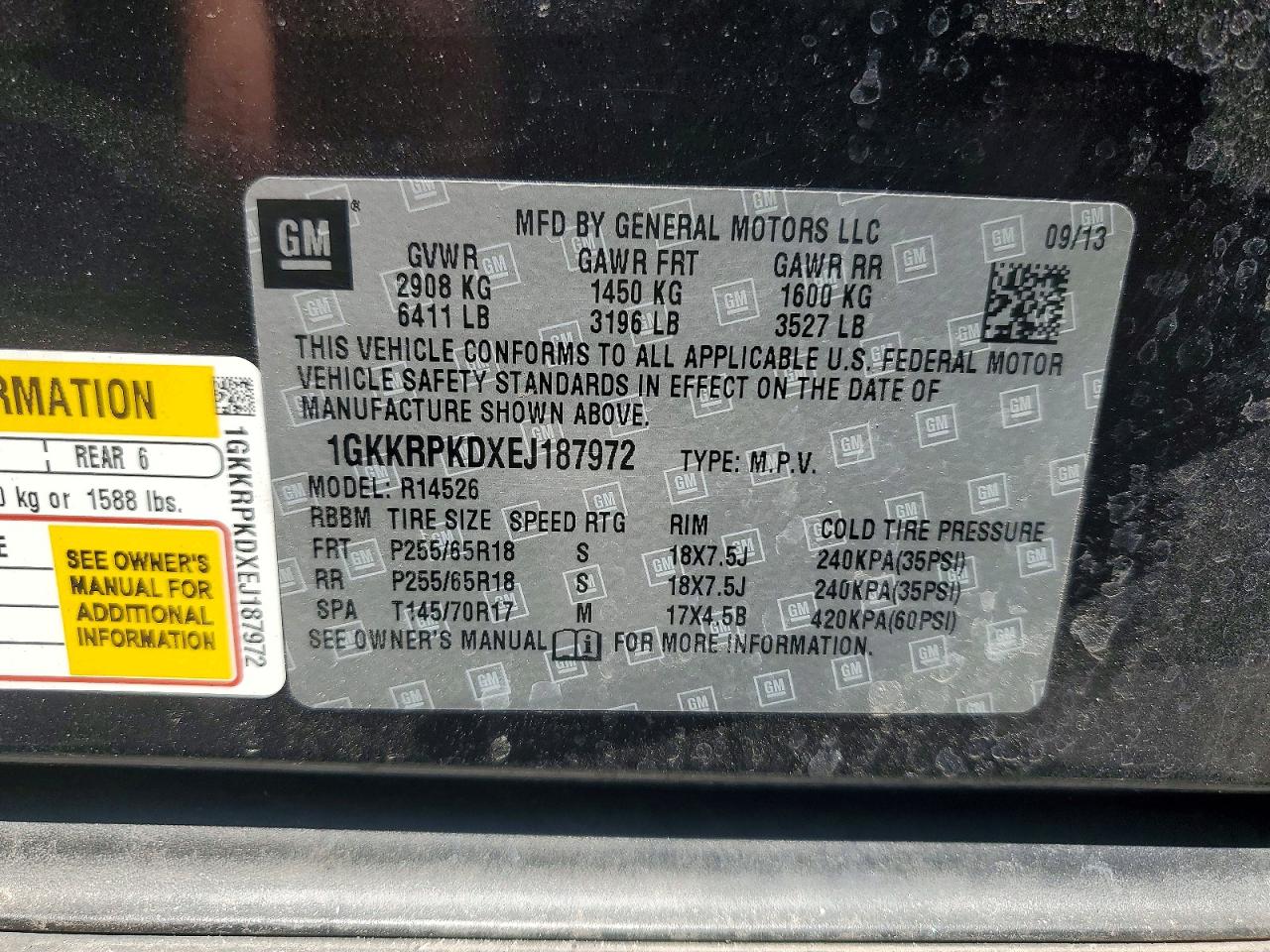 GMC Acadia Sle