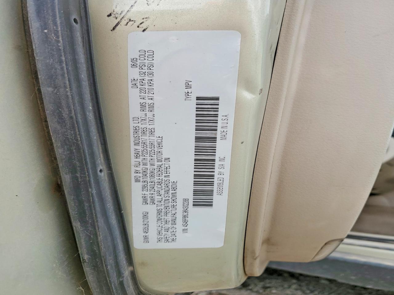 Subaru Outback Outback 3.0r Ll Bean