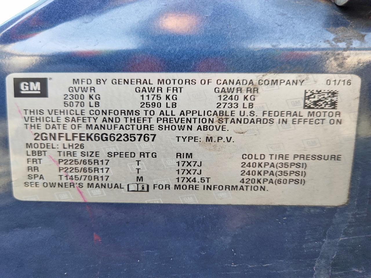 Chevrolet Equinox Lt