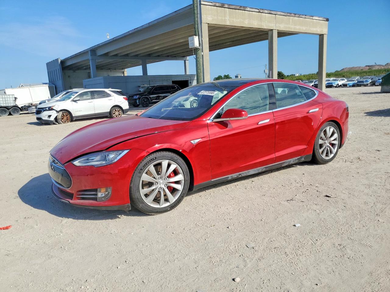 Salvage Tesla Model S Image