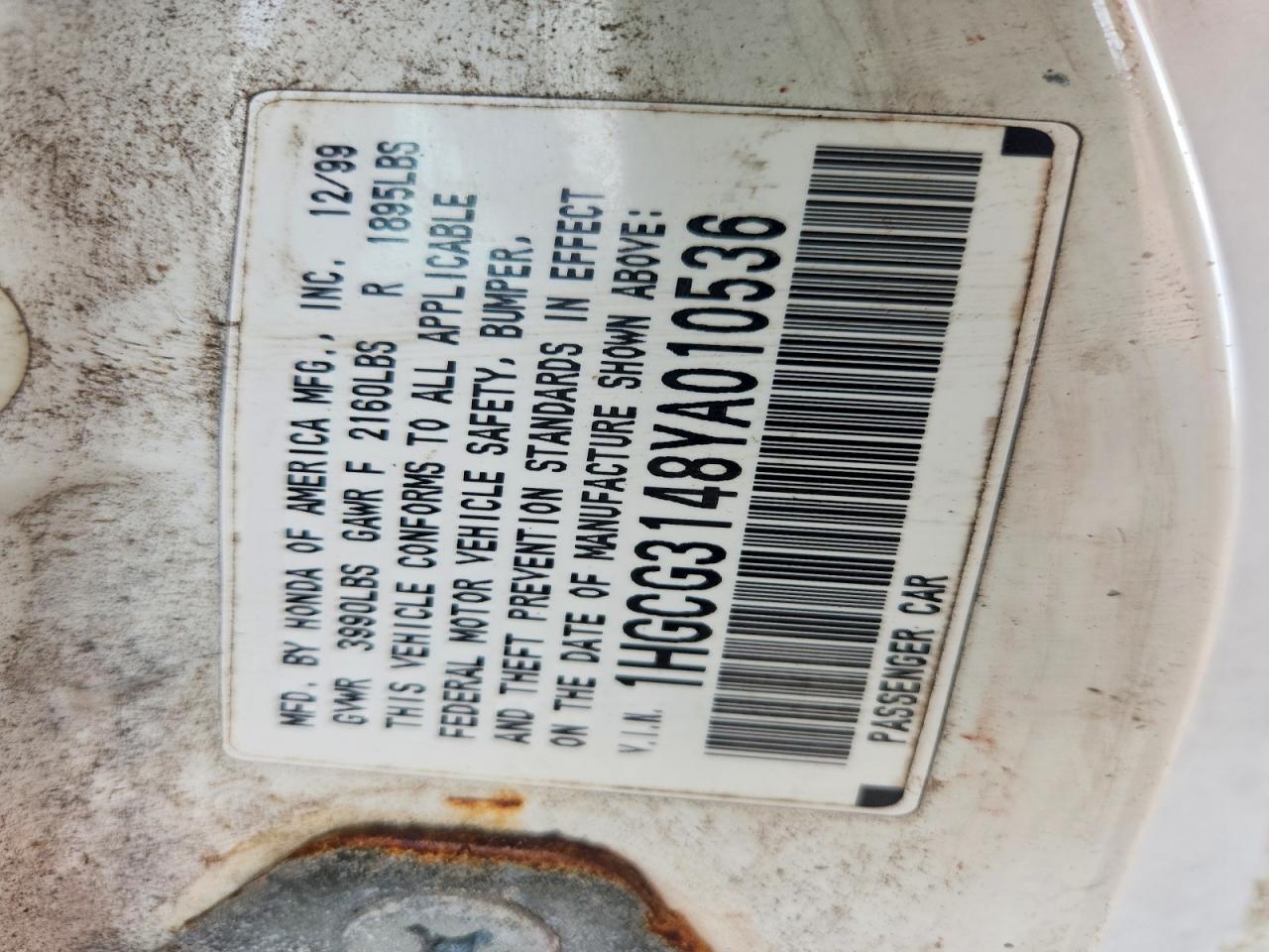 Honda Accord Lx