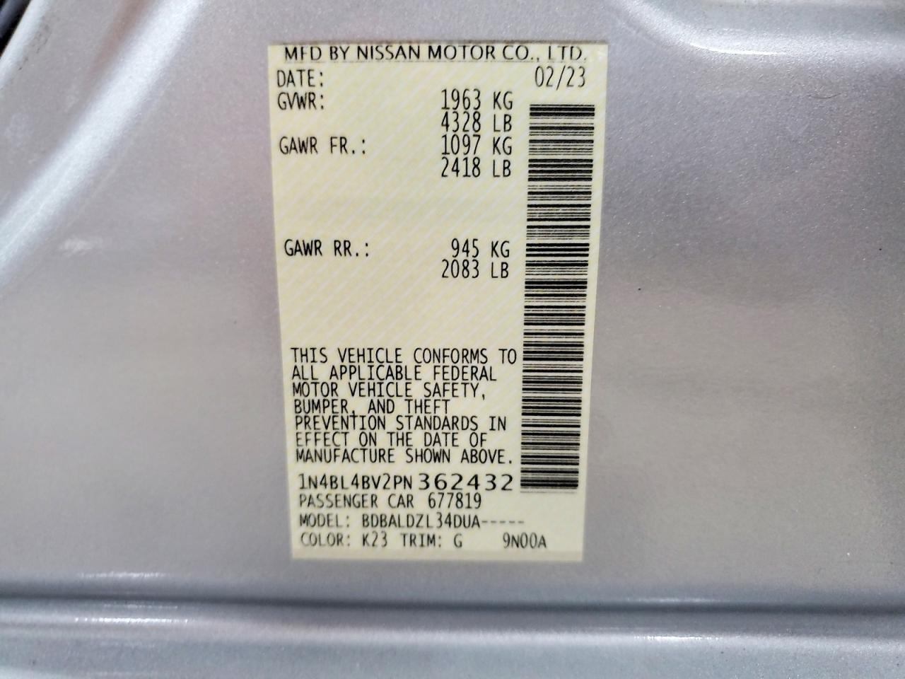 Nissan Altima S