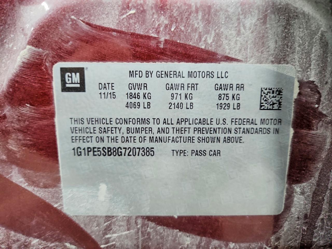 Chevrolet Cruze Lt