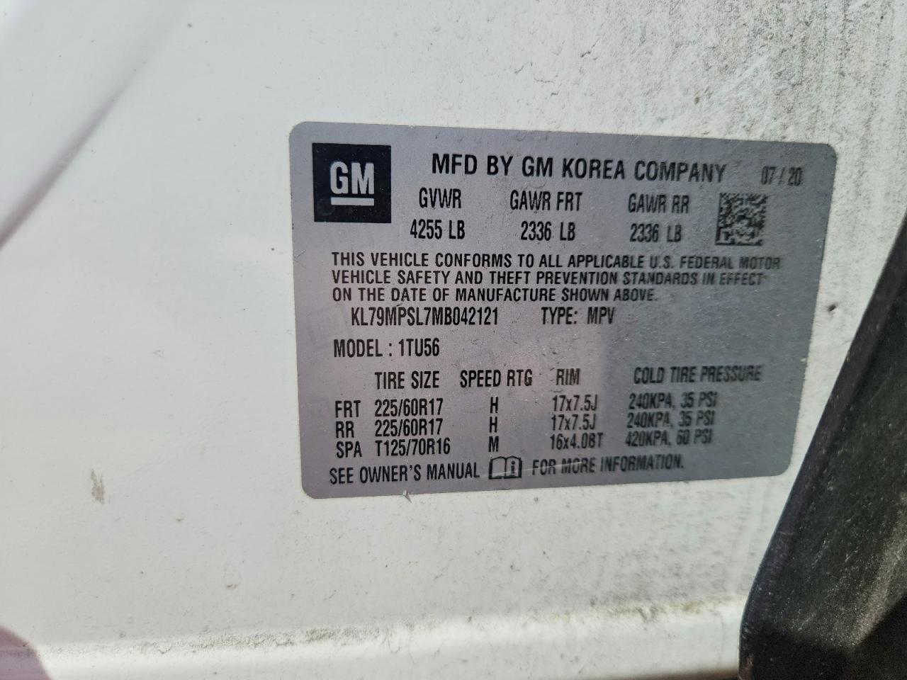 Chevrolet Trailblaze Lt