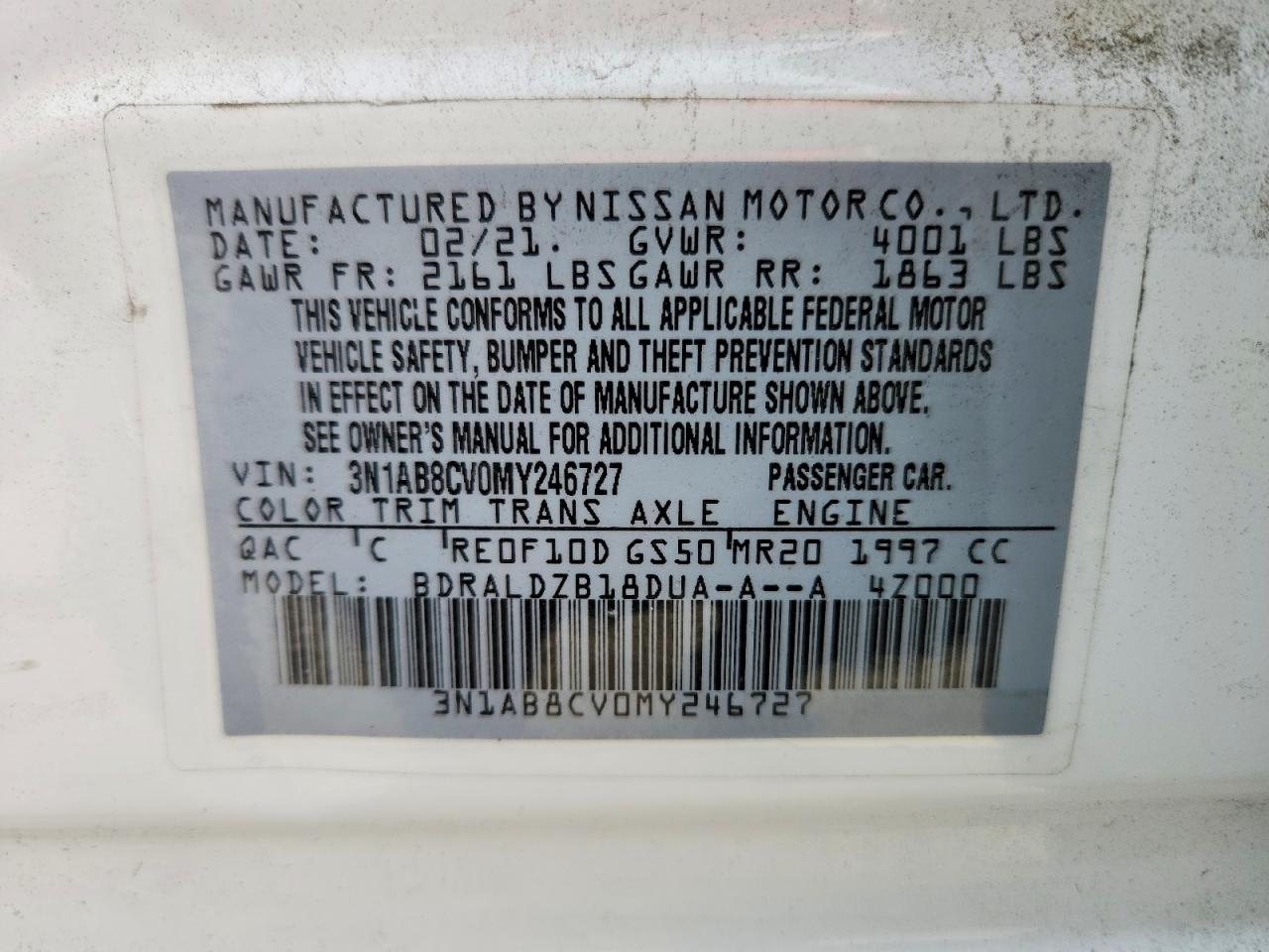 Nissan Sentra Sv