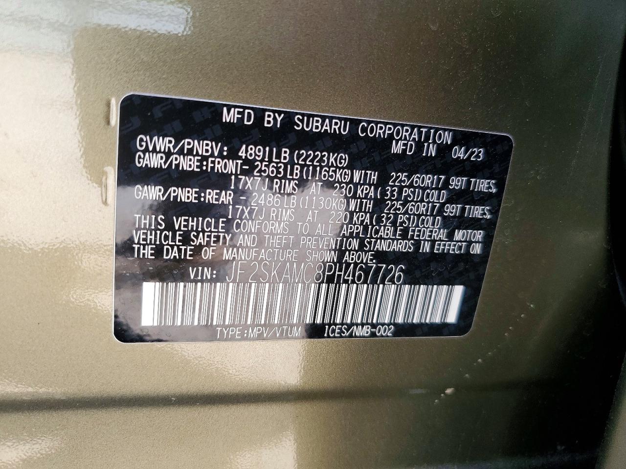 Subaru Forester Wilderness