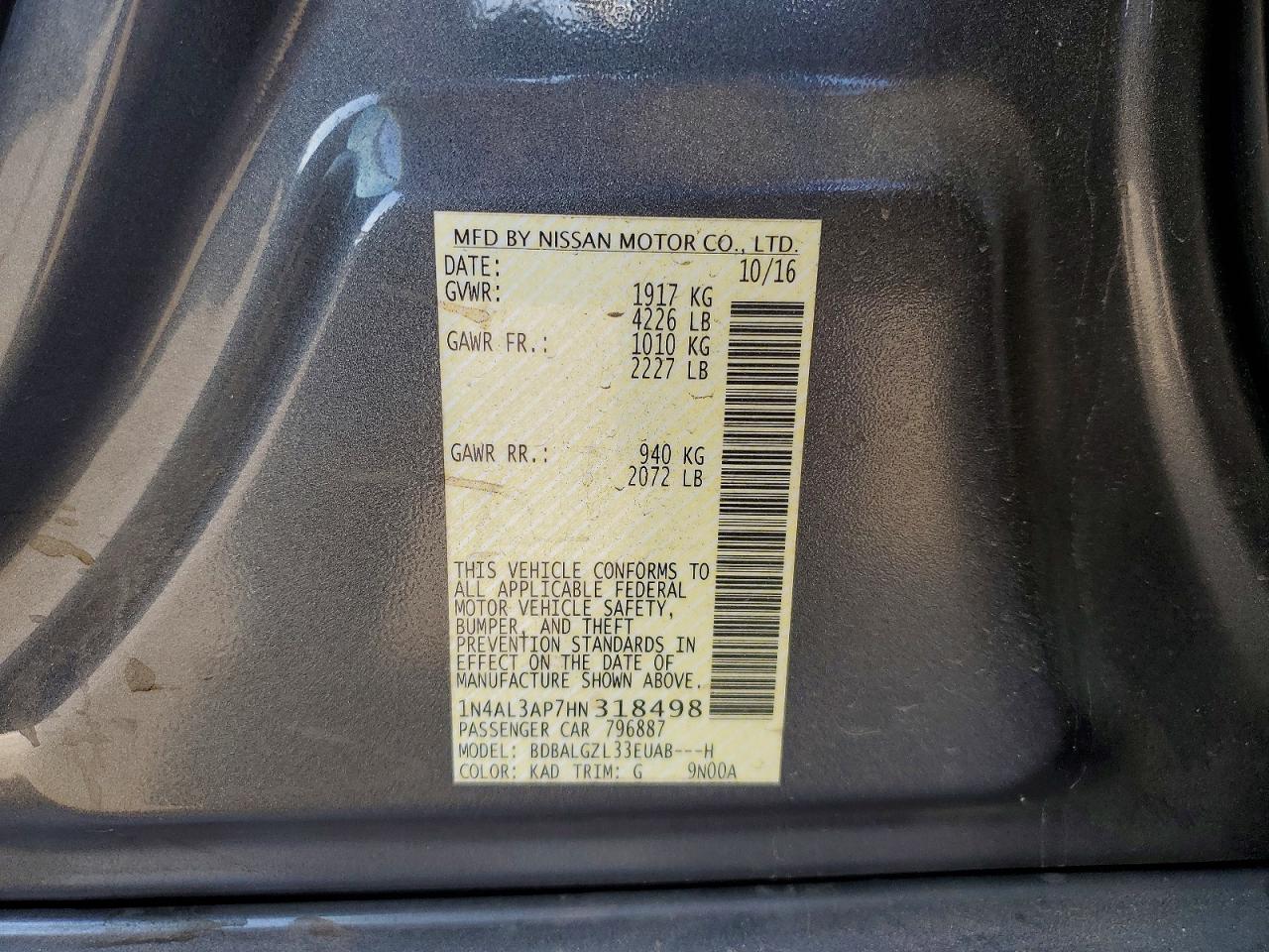 Nissan Altima 2.5 S