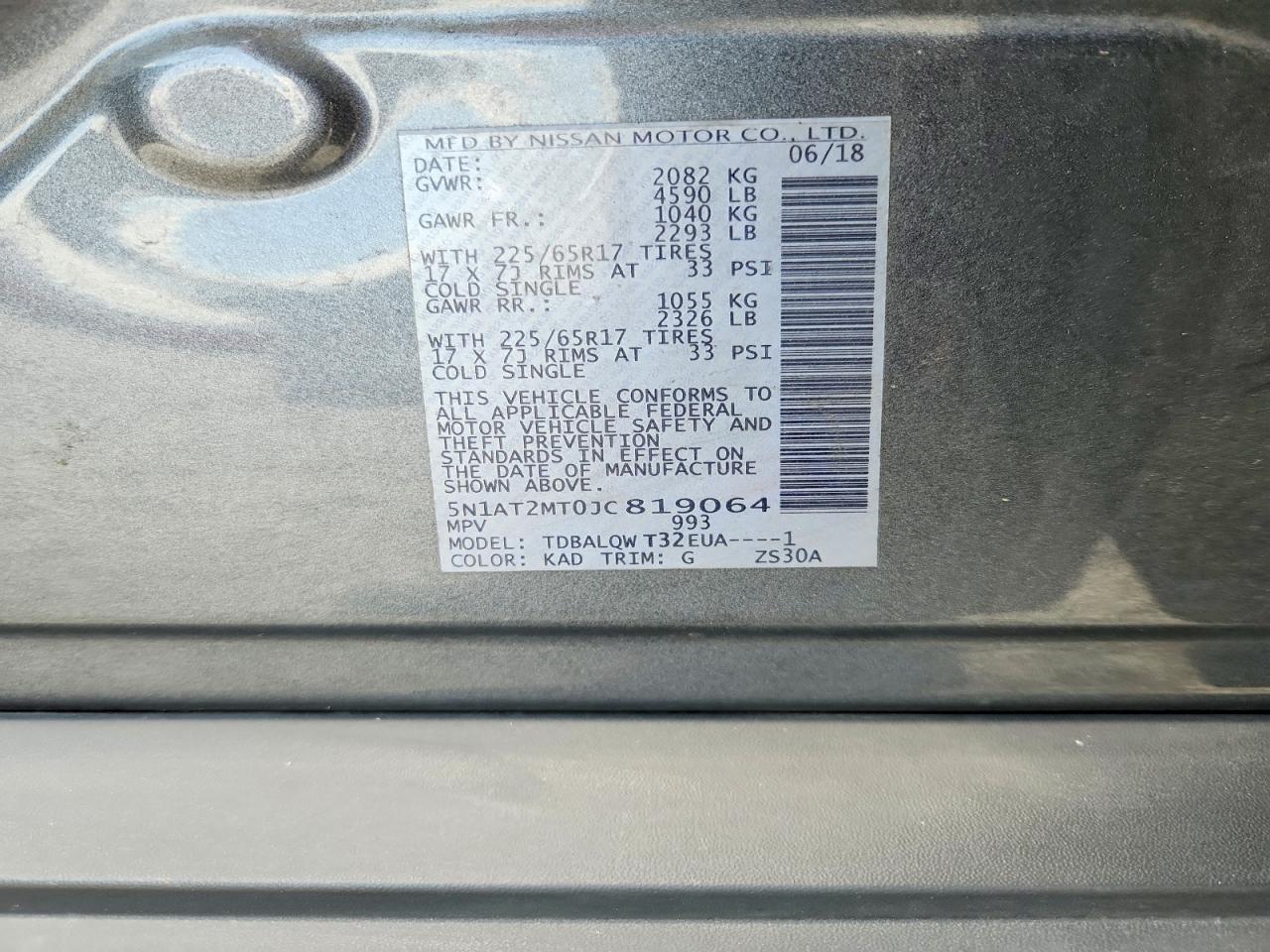 Nissan Rogue Sv