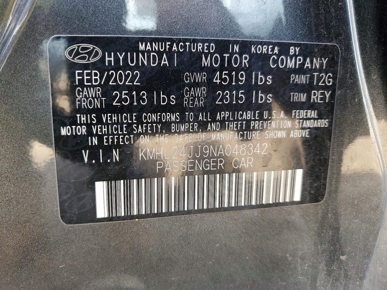 Hyundai SONATA Blue