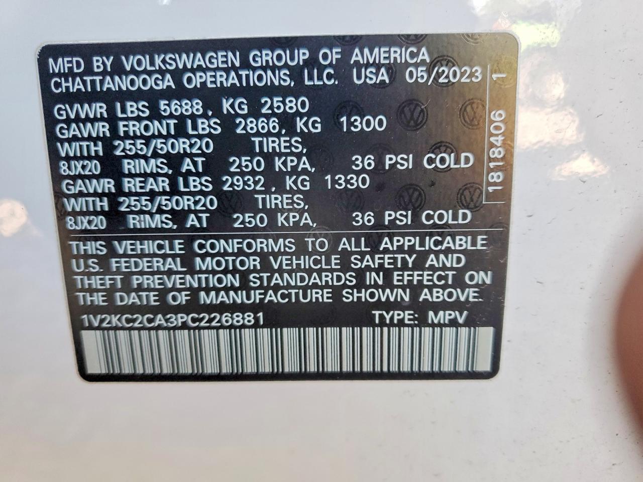 Volkswagen Atlas Se