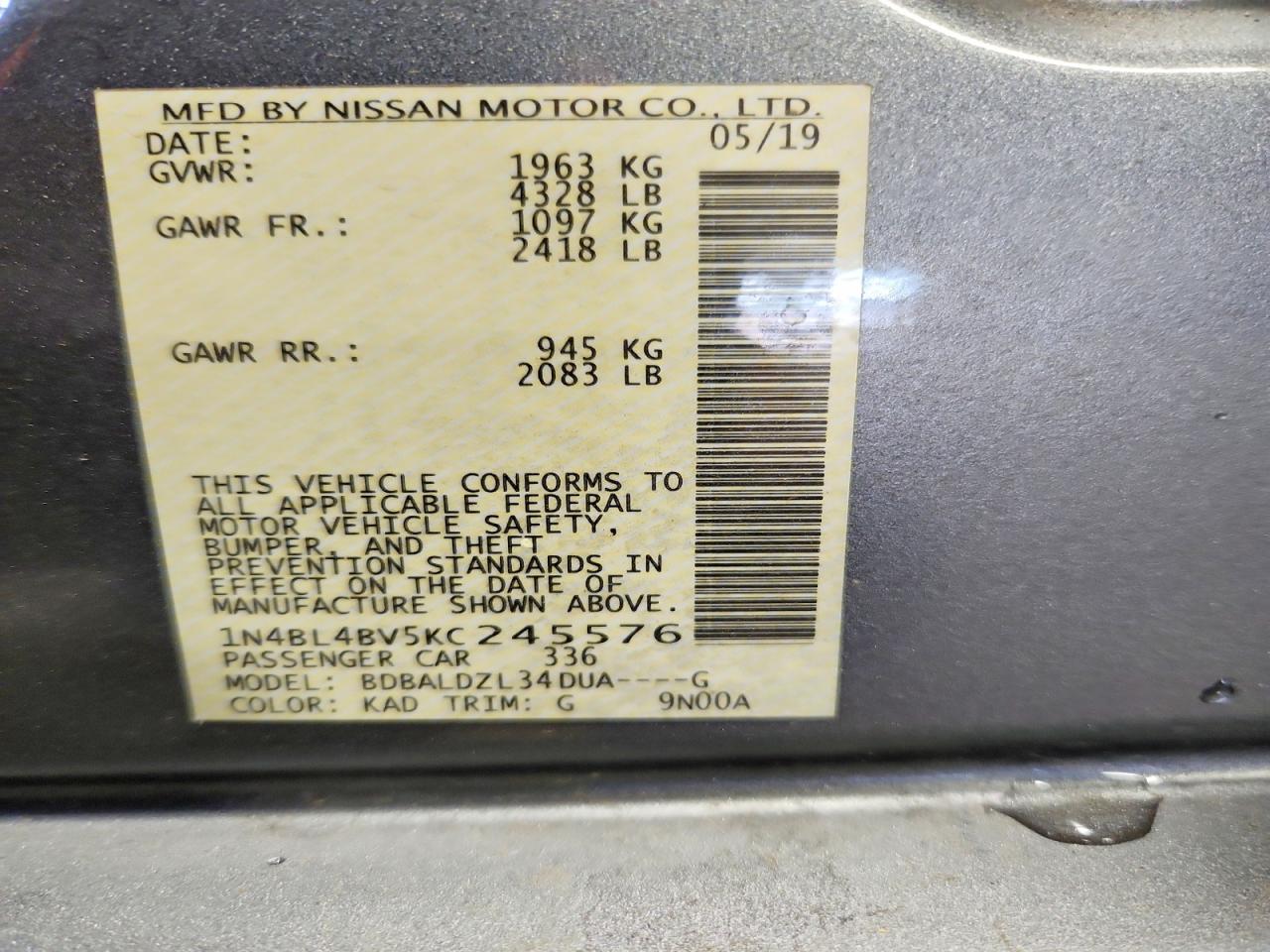 Nissan Altima S