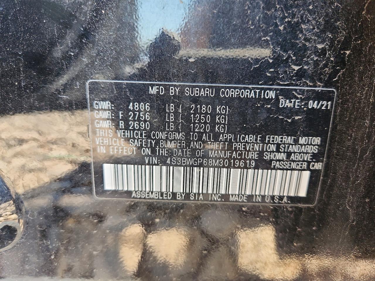 Subaru Legacy Touring Xt