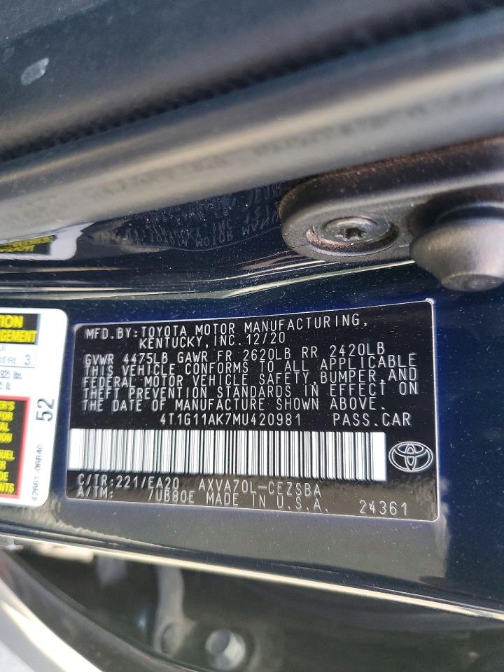 Toyota Camry Se