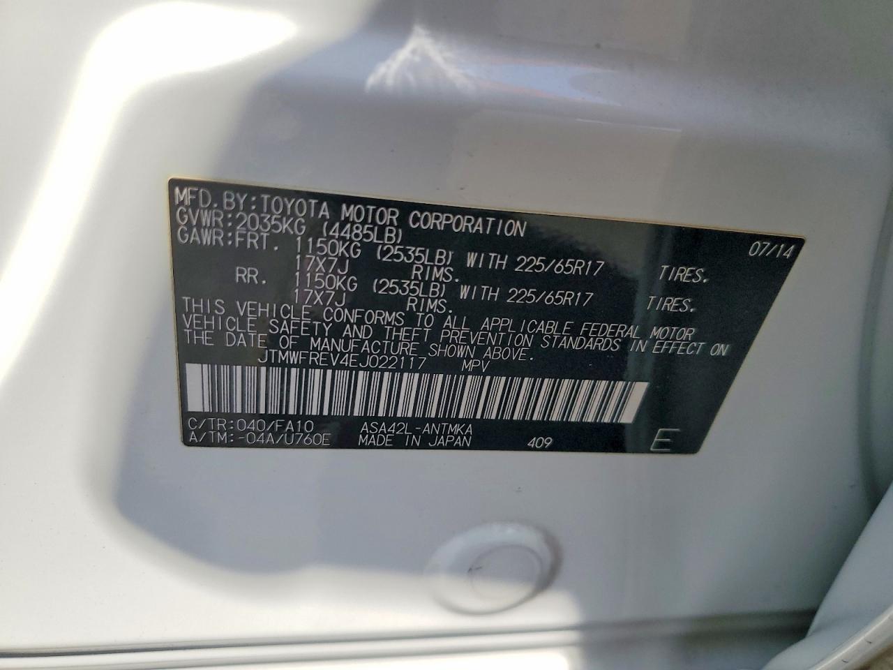 Toyota RAV4 Xle