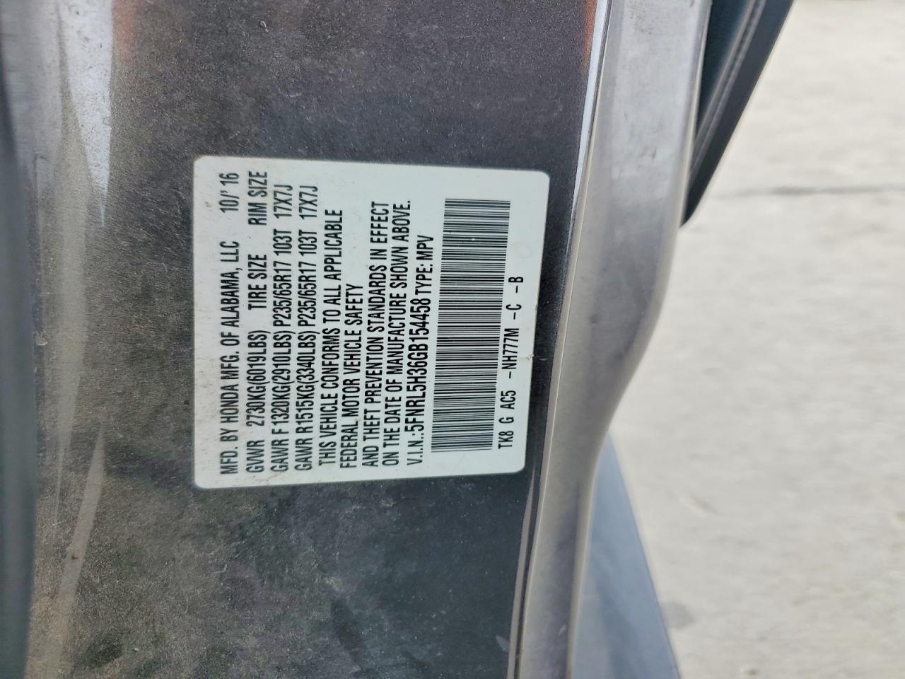 Honda Odyssey Se