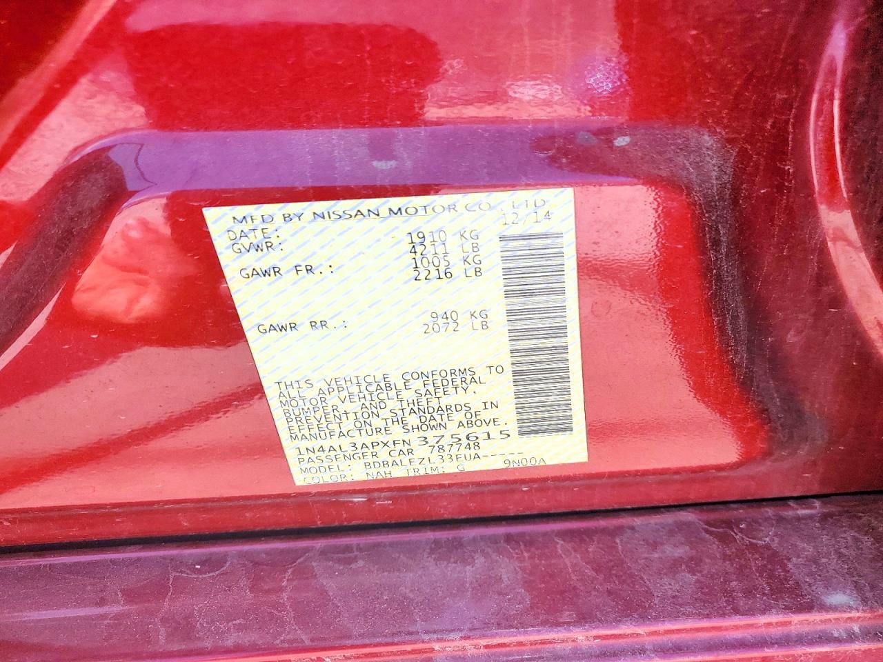 Nissan Altima 2.5 S