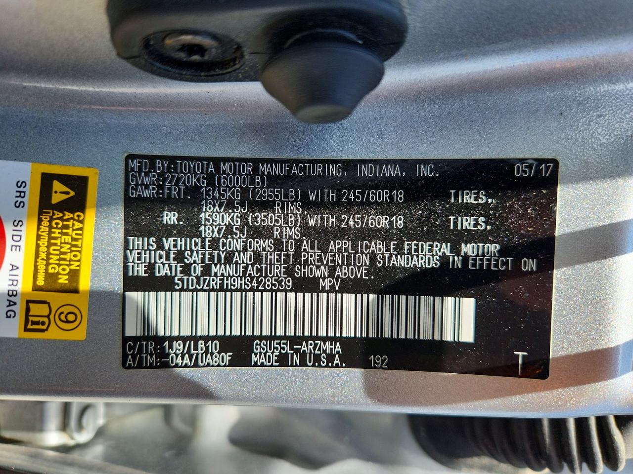 Toyota Highlander Xle