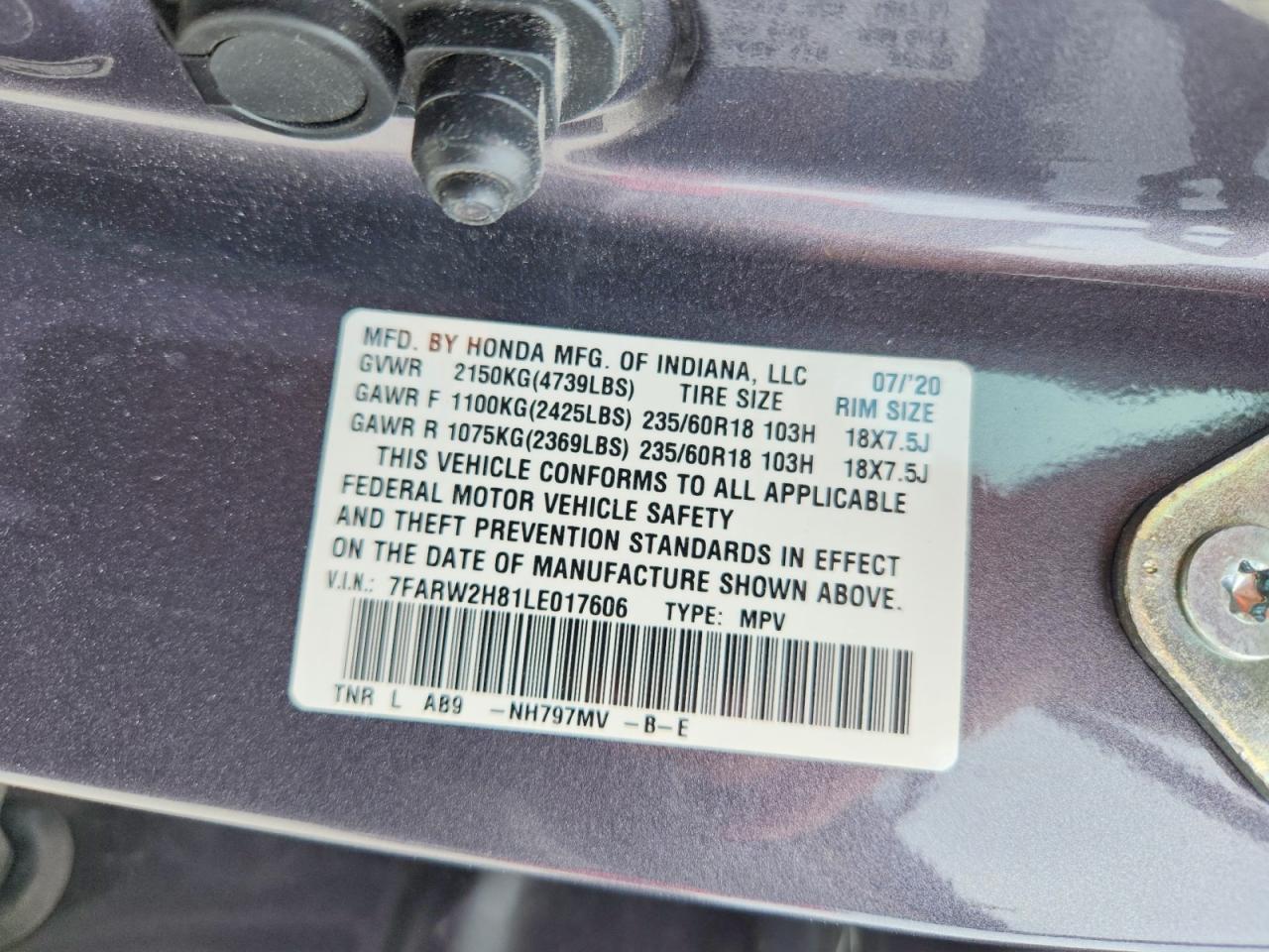 Honda Crv Exl