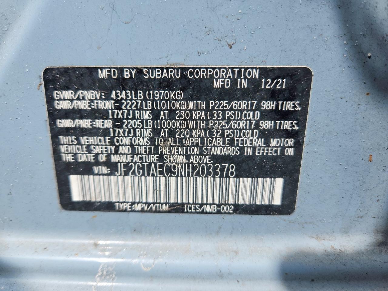 Subaru Crosstrek Premium