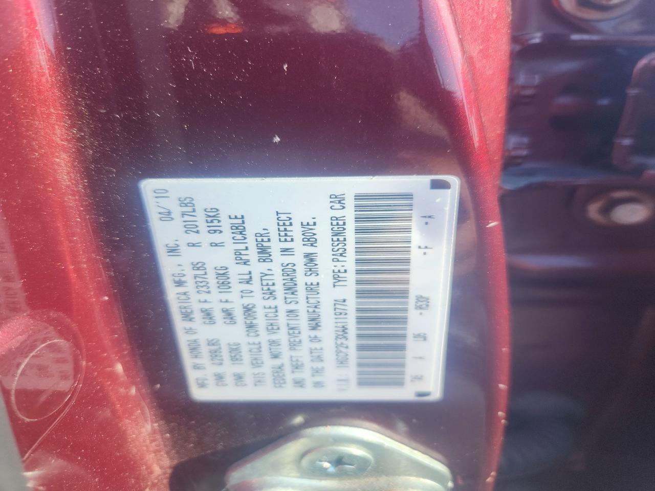 Honda Accord Lx