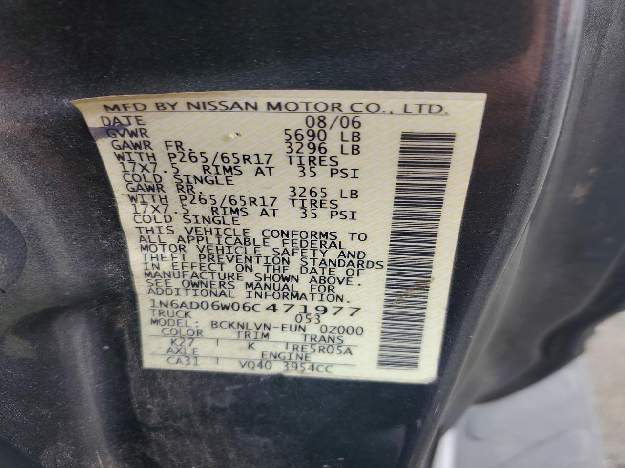 Nissan Frontier Se