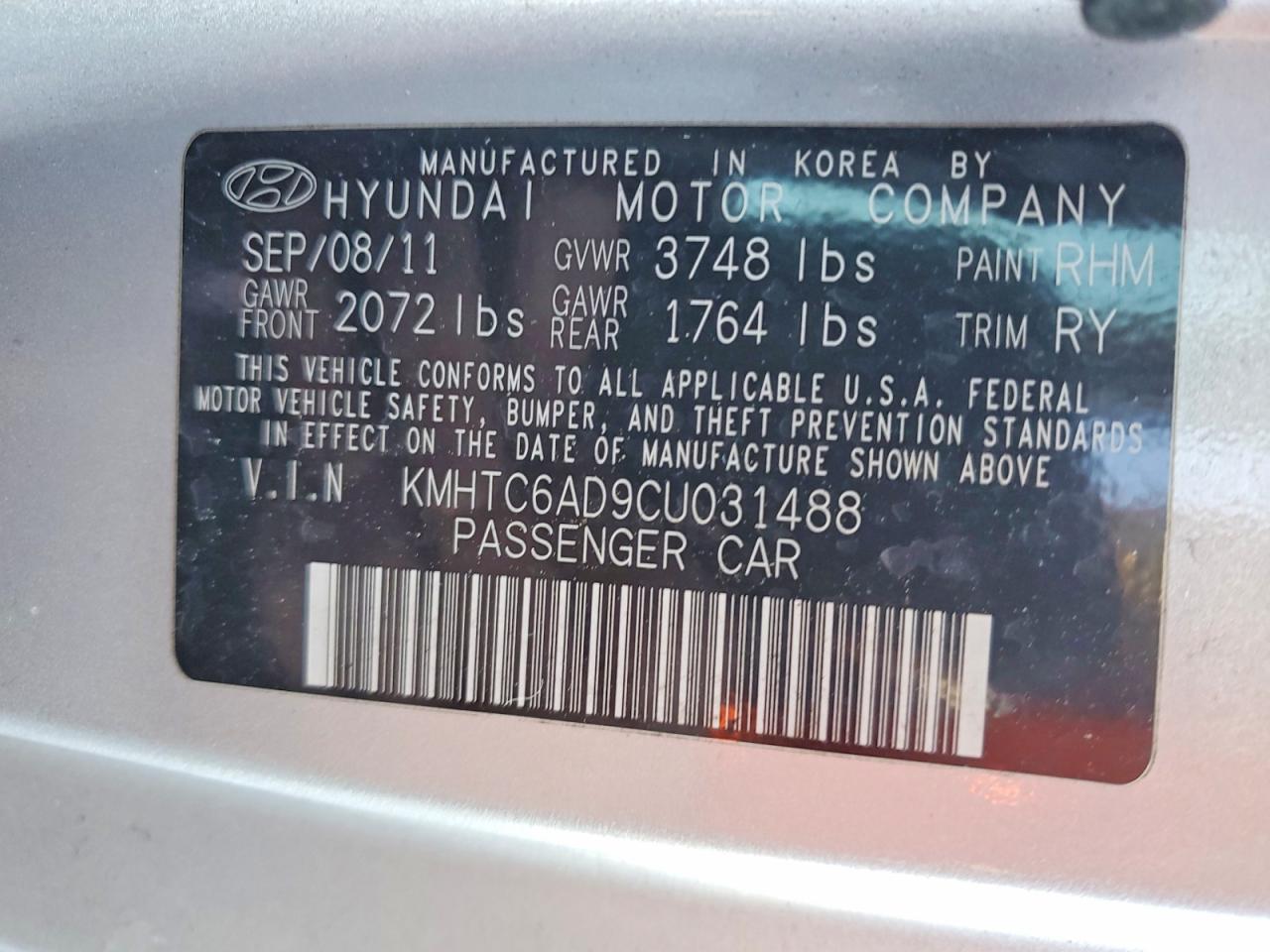 Hyundai VELOSTER Base