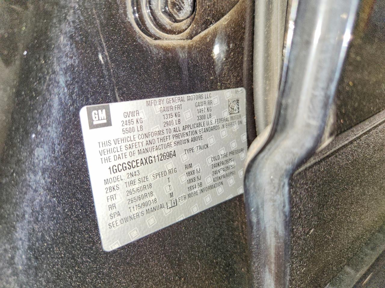 Chevrolet Colorado Lt