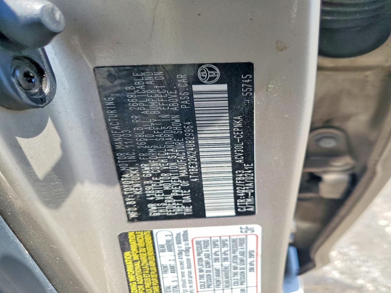 Toyota Camry Le