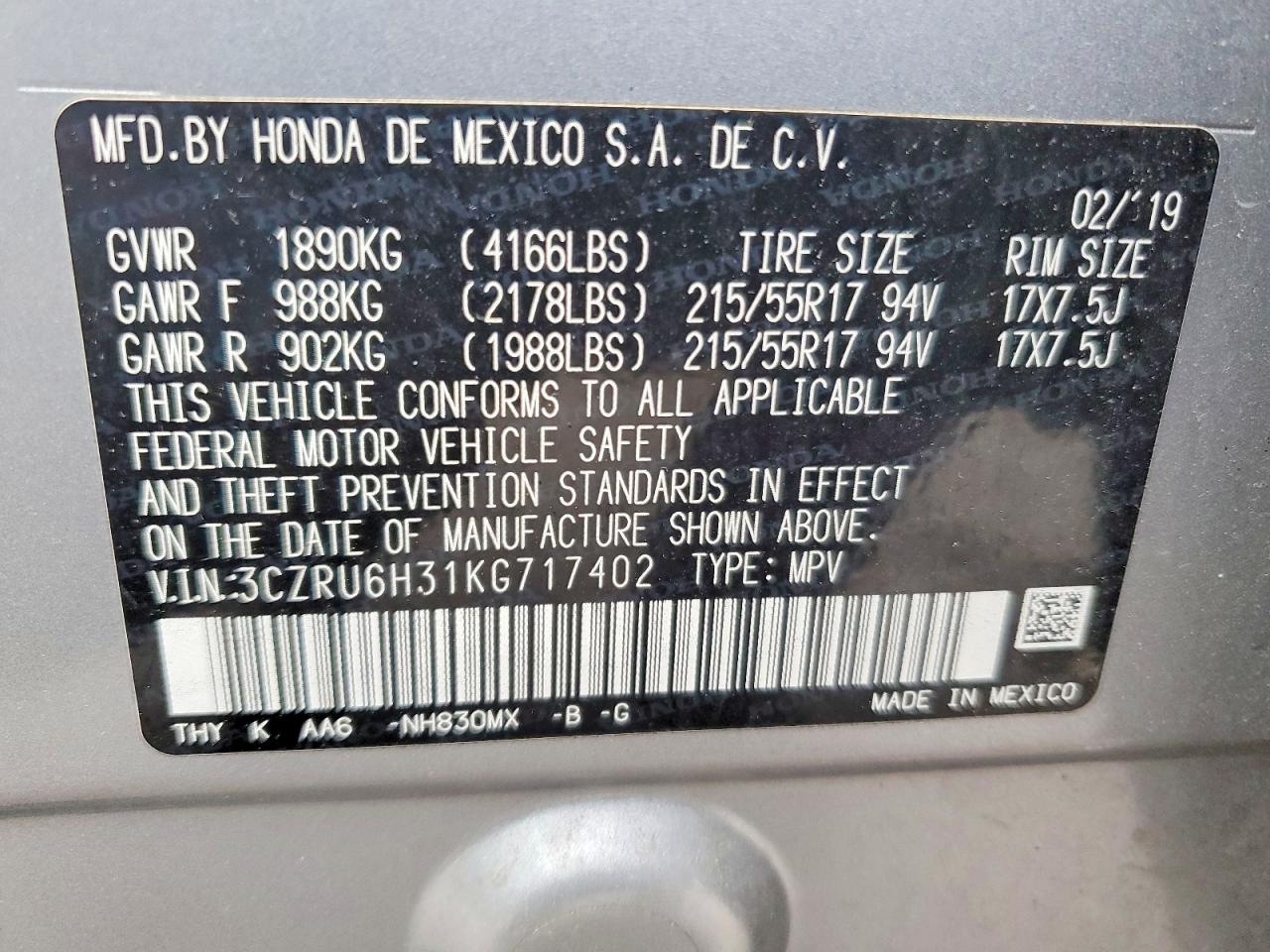 Honda HR-V Lx