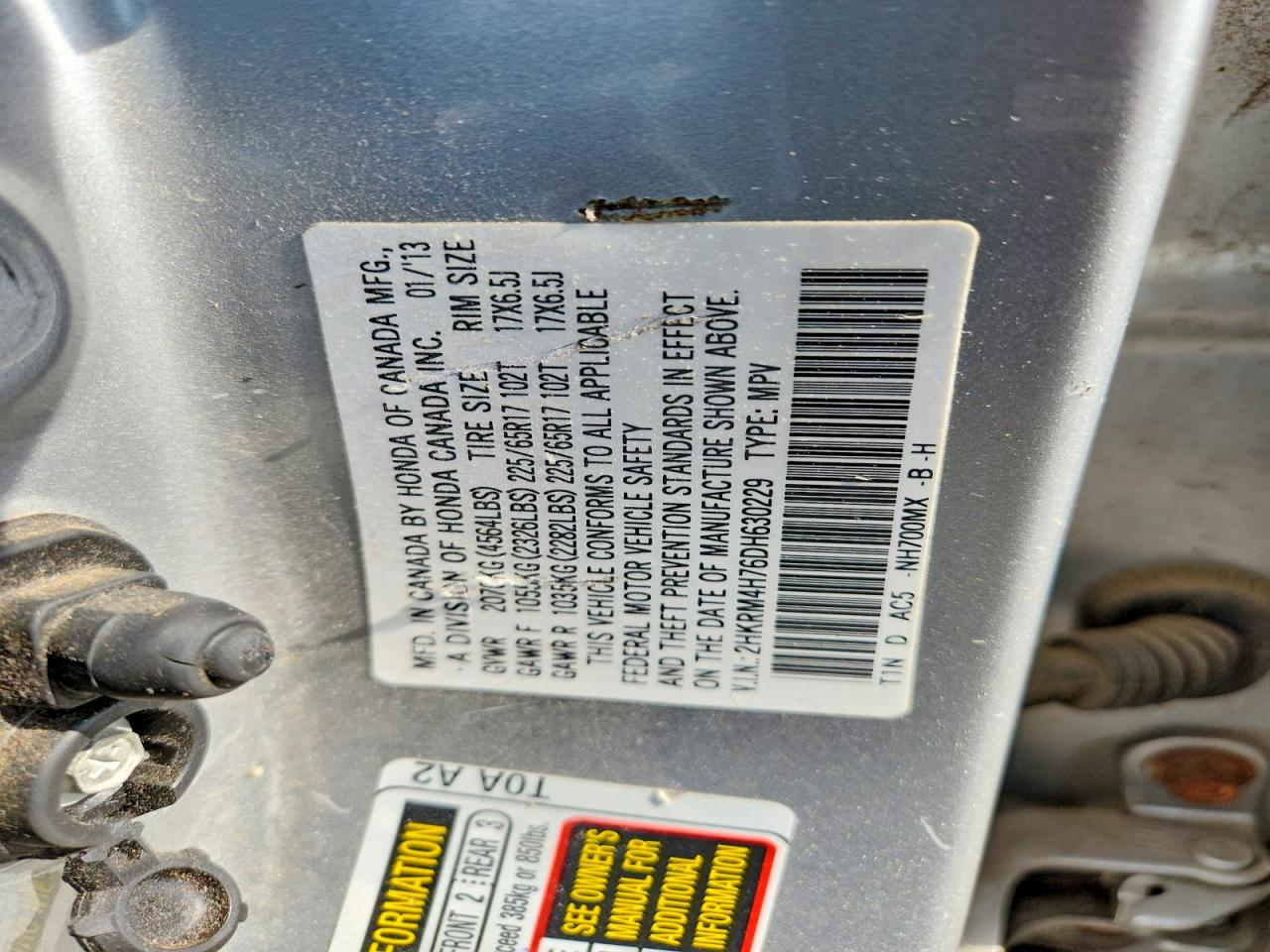Honda Crv Exl
